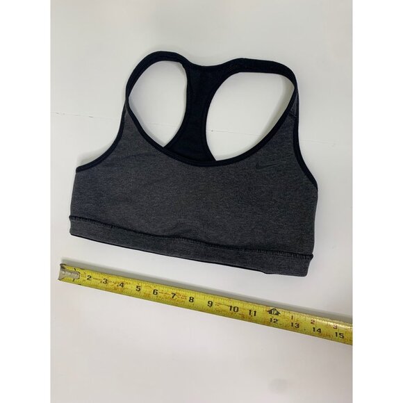 Nike Dry Fit Gray & Black Reversible Sports Bra Size Medium - Picture 8 of 10